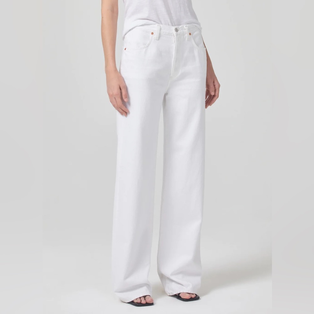 Citizens of Humanity Annina High Rise Wide Leg 30” in color ‘Seashell’